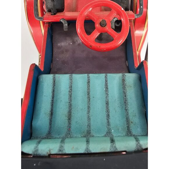 Vintage Lever Action Modern Toy Car Bright Red Made in Japan - Picture 13 of 13